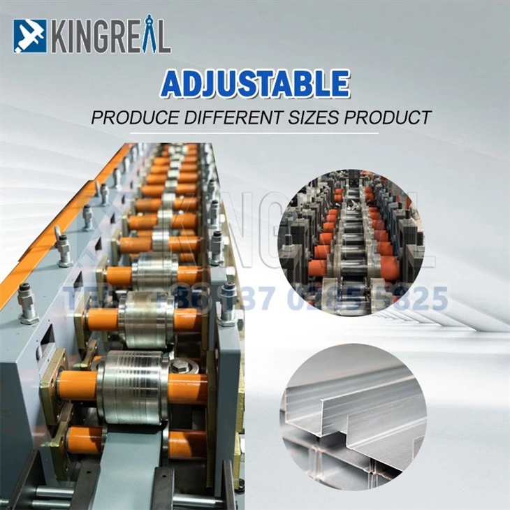 metal stud and track roll forming machine