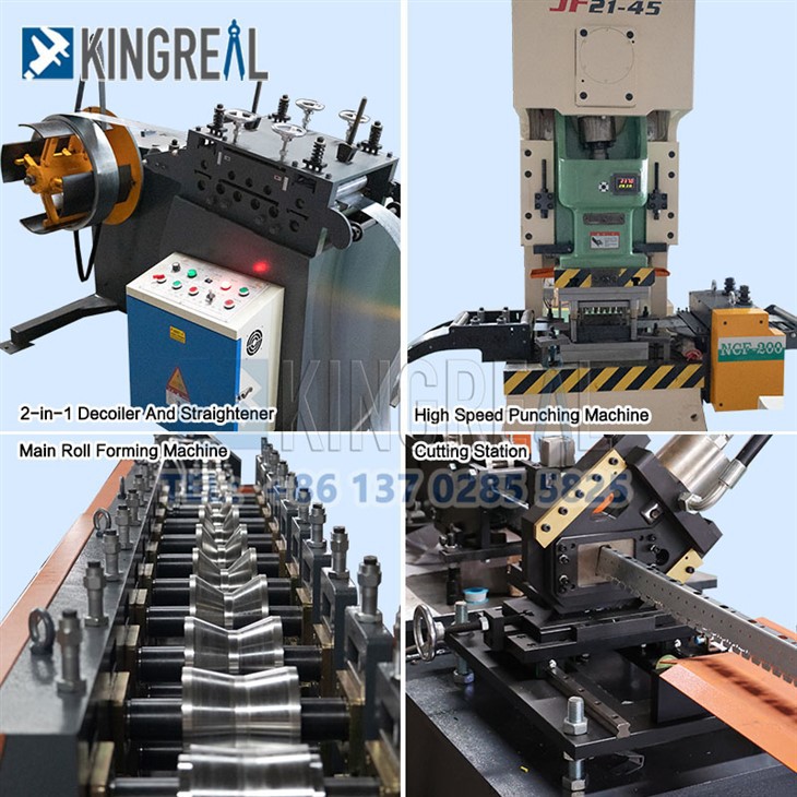 2-Metal linear ceiling roll forming machine